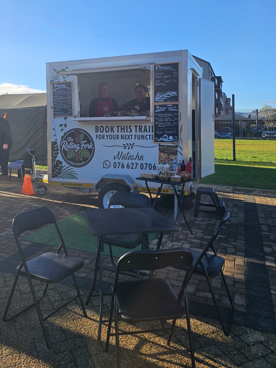 The Rolling Fork food truck serving handcrafted ciabattas at an event in Somerset West